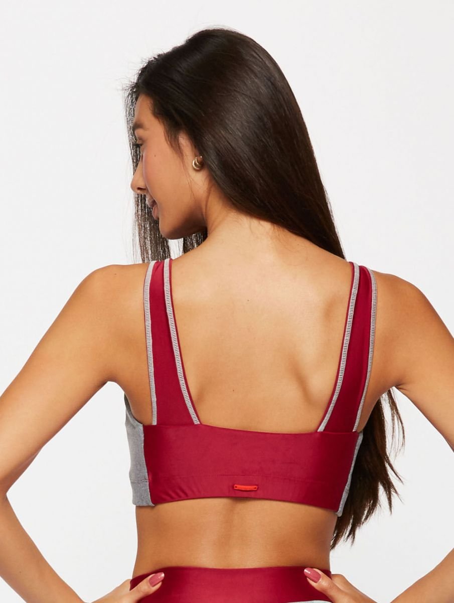 Conjunto Top Alça Reta e Legging Lisa Runner - Body For Sure