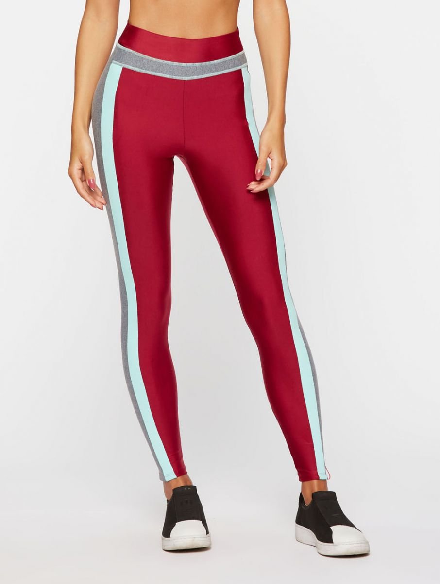 Conjunto Top Alça Reta e Legging Lisa Runner - Body For Sure