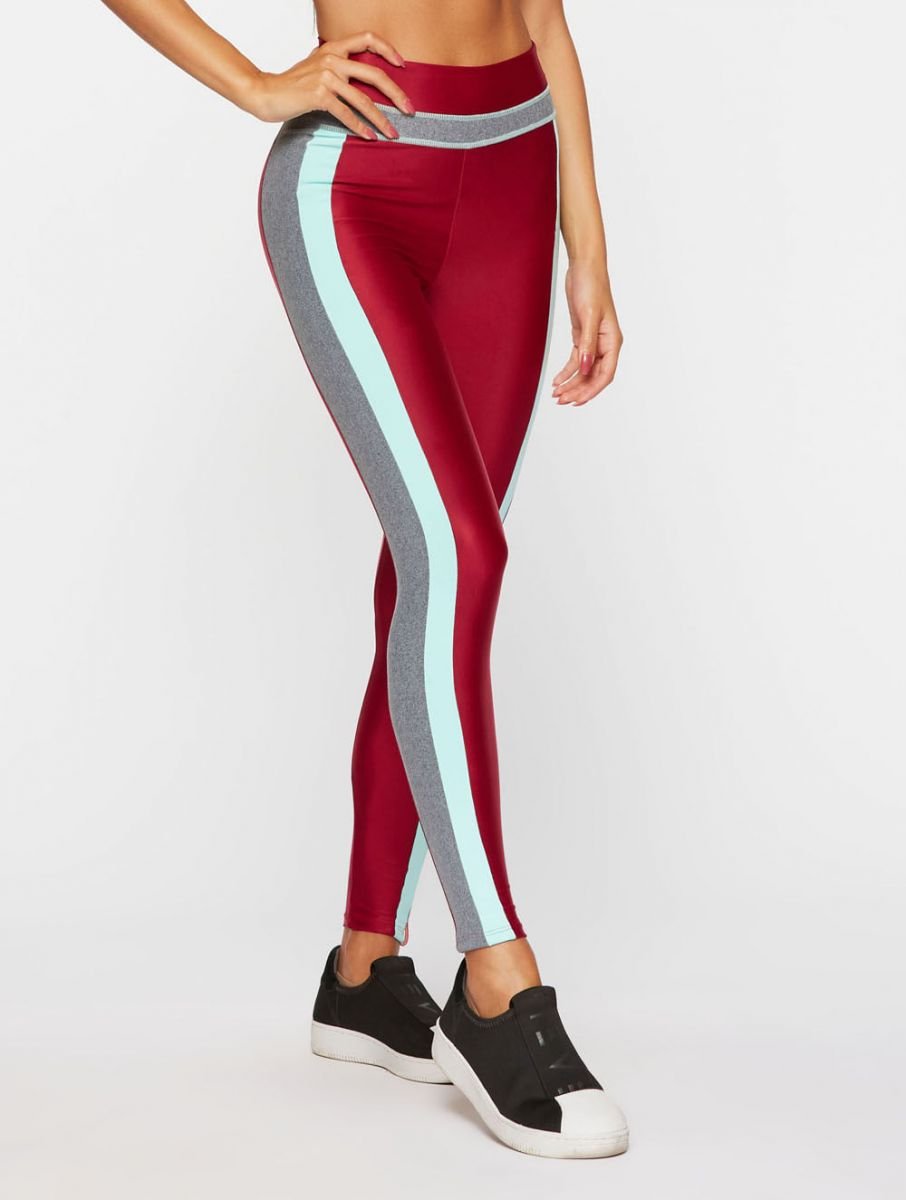 Conjunto Top Alça Reta e Legging Lisa Runner - Body For Sure