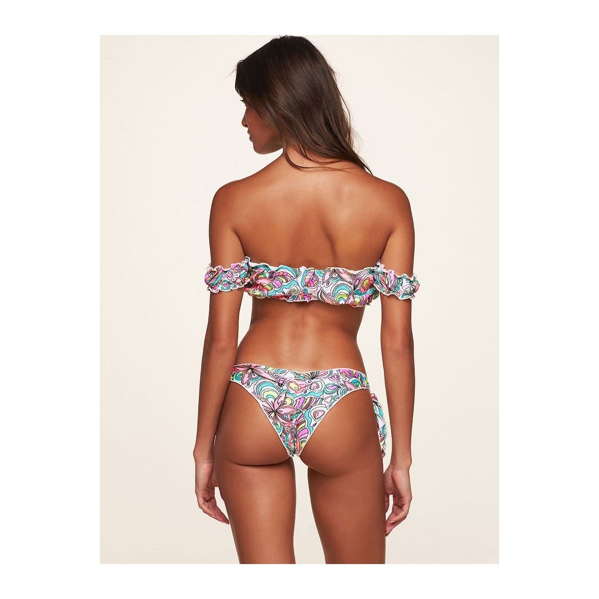 Biquíni Faixa Estampado Hippie - Água Doce