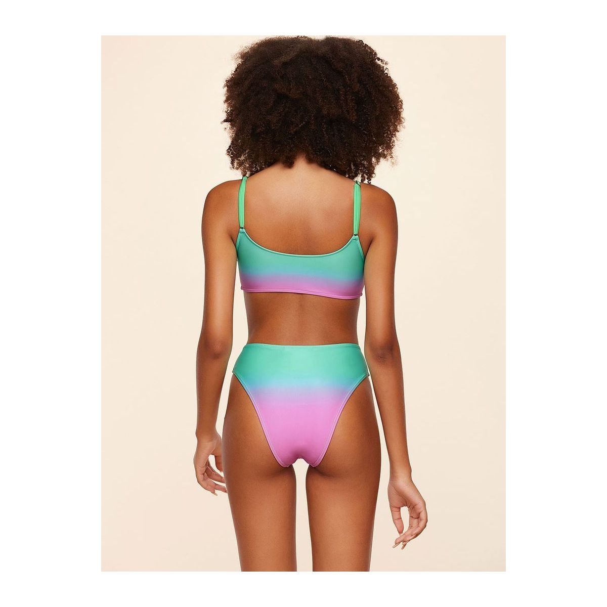 Biquíni Faixa Lisos Tie Dye - Água Doce