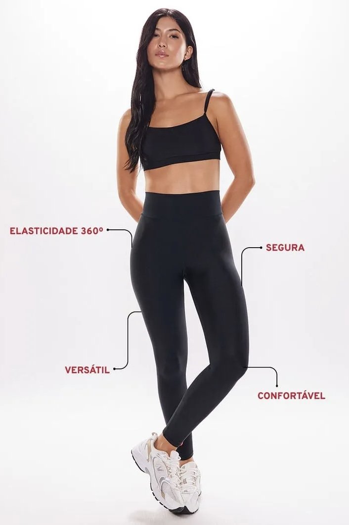 A Legging Perfeita Lisa 360 - Body For Sure