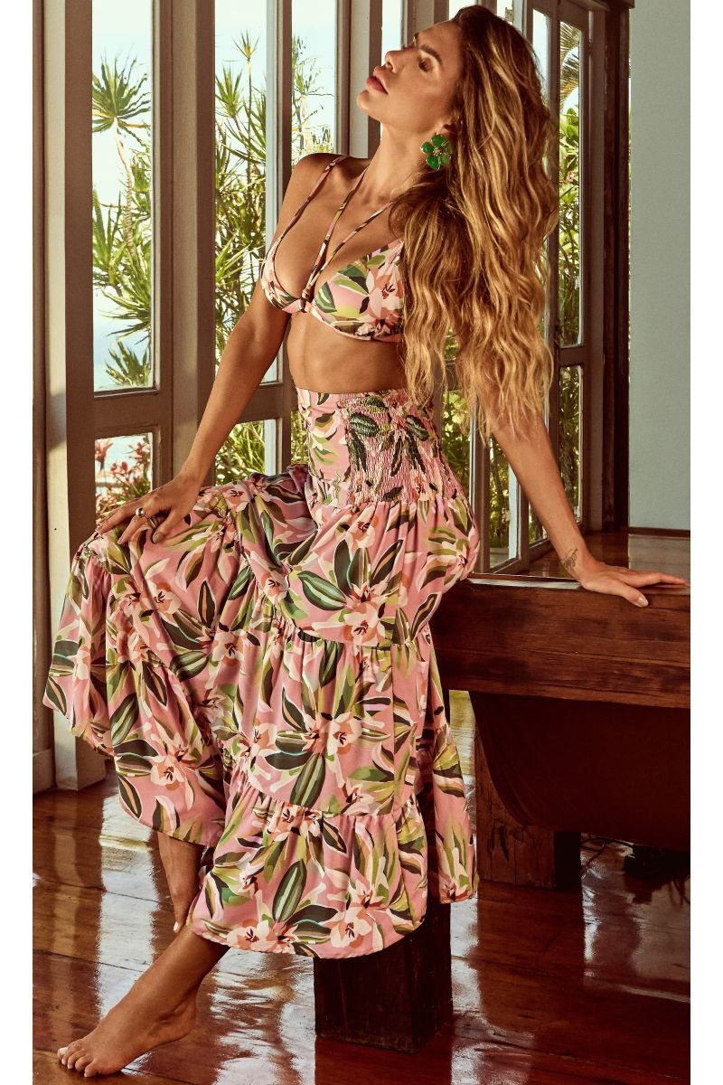 Biquíni com argola e amarração Entardecer - Belles