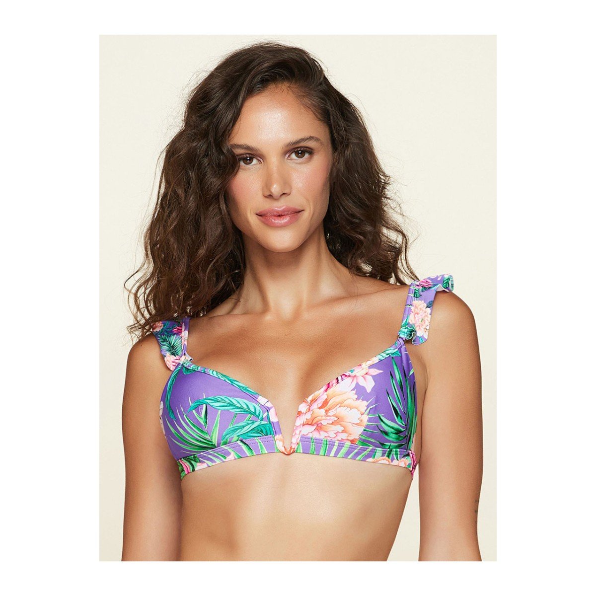 Biquíni com Babado Cortininha Maní - Cia Marítima