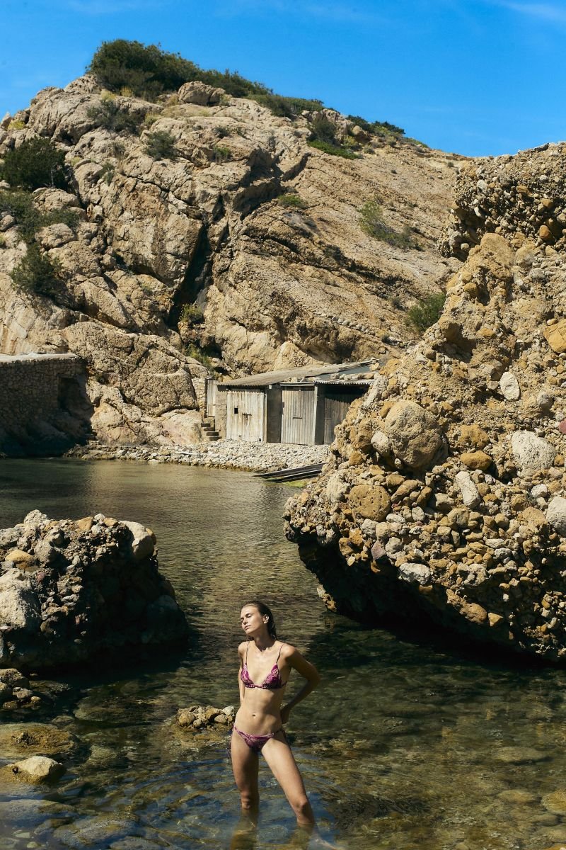 Biquíni Cortininha + Tanga Amarrada Provence - Cia Marítima