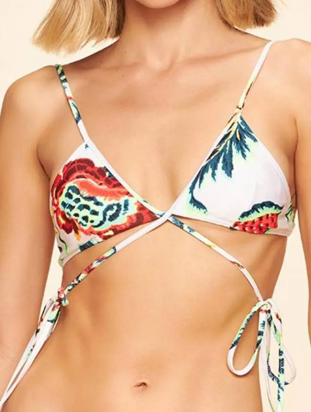 Biquíni Cortininha Estampa Pé Na Areia - Cia Marítima