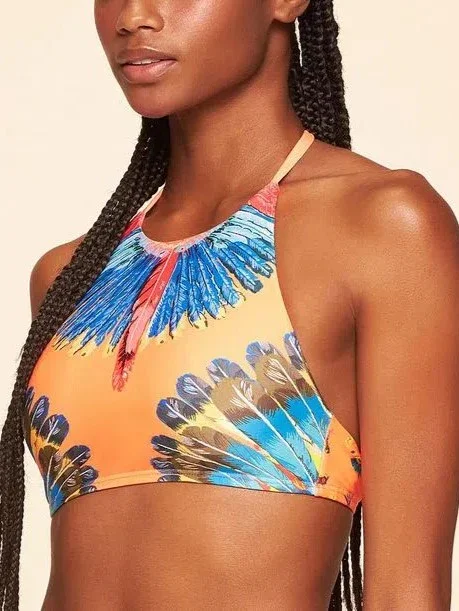 Biquíni Cropped Araras Tropical - Cia Marítima