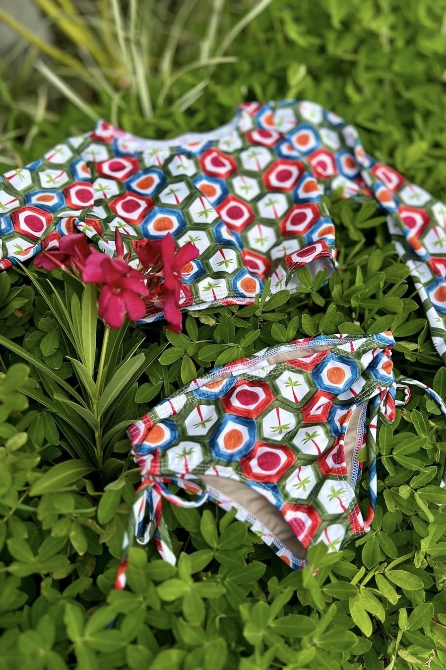 Biquíni Cropped Infantil Mosaico - Aquária