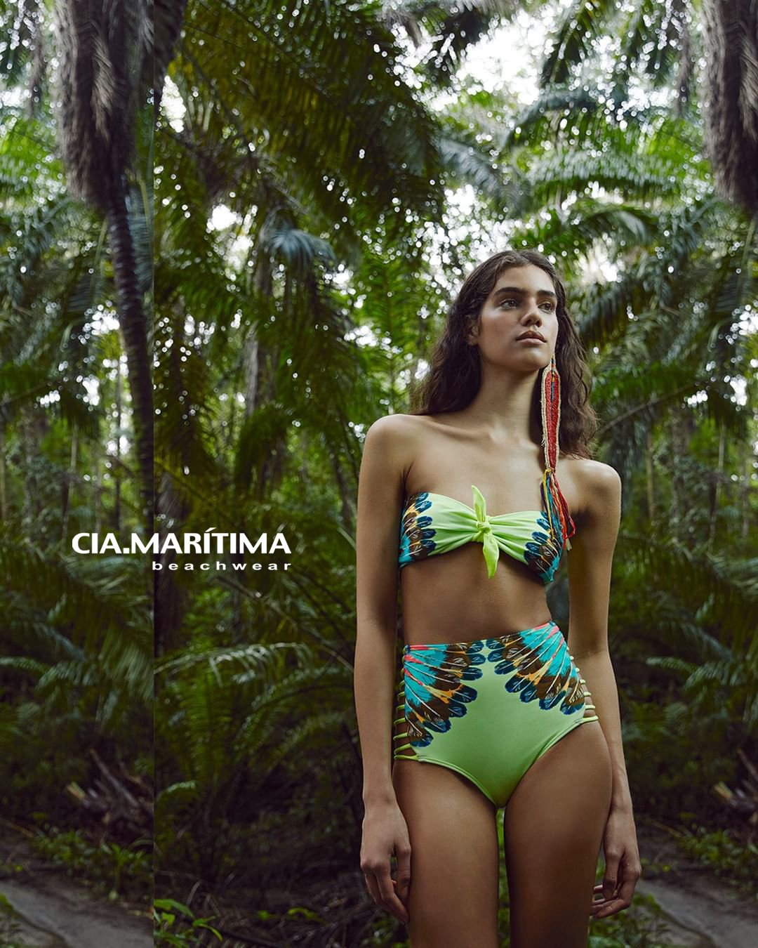 Biquíni Faixa Araras Tropical - Cia Marítima