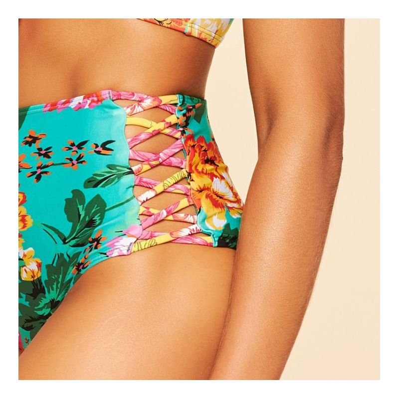 Biquíni Faixa Estampado Coleção Chita - Cia Marítima