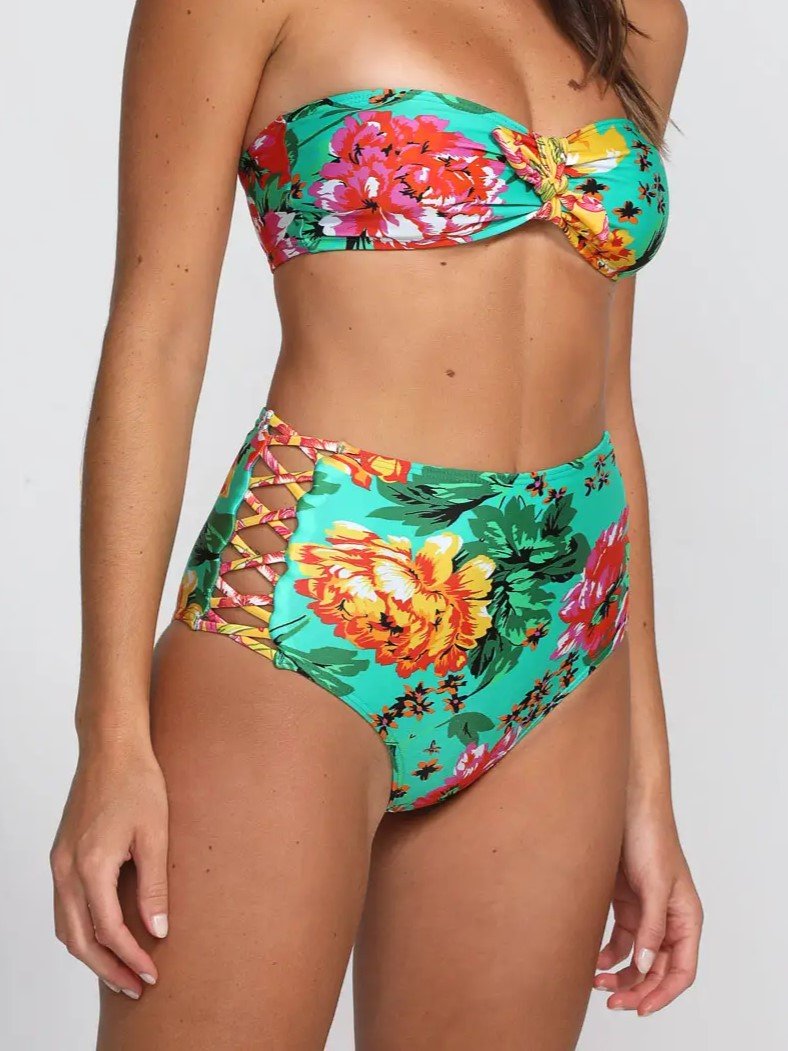 Biquíni Faixa Estampado Coleção Chita - Cia Marítima
