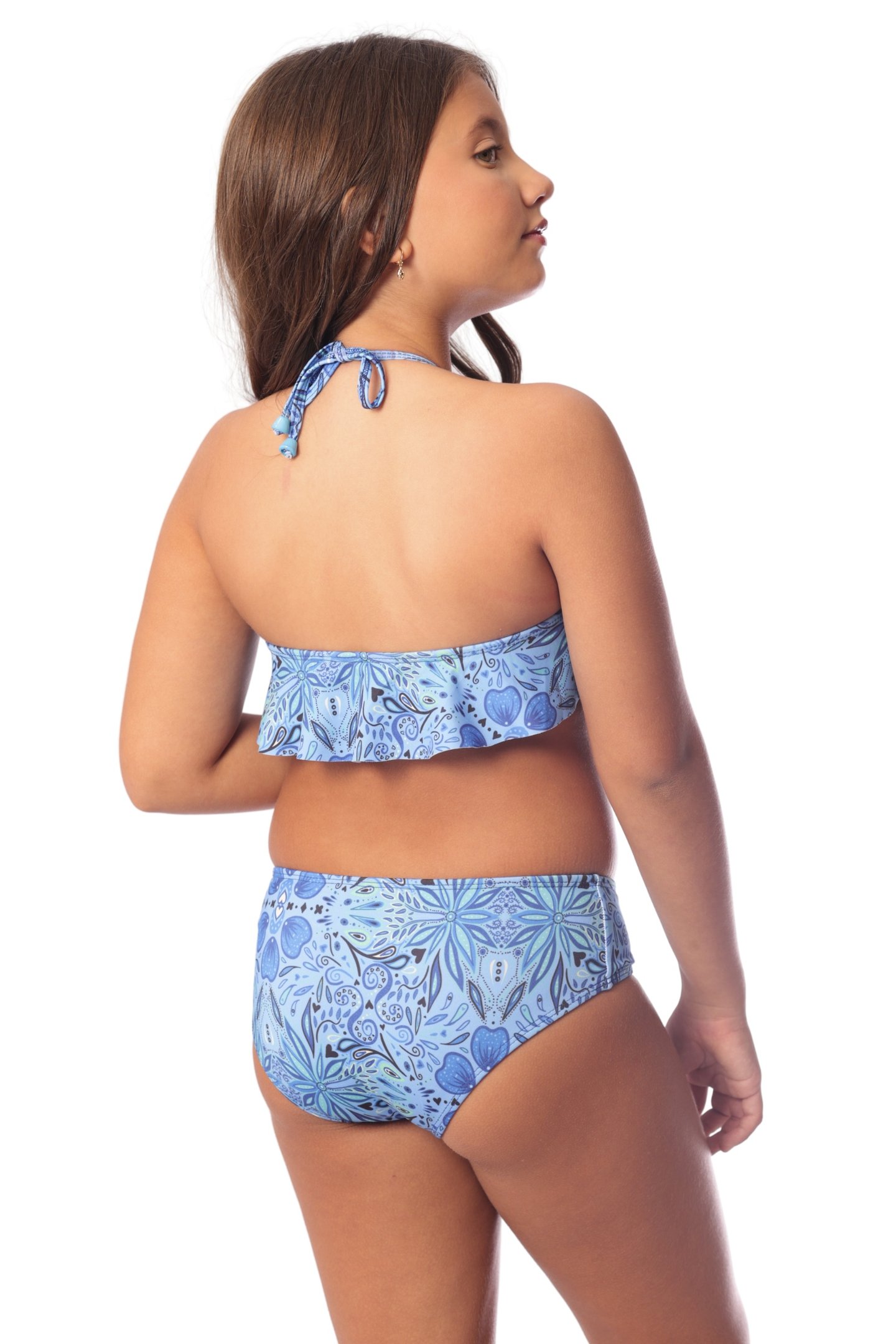 Biquíni Infanto Juvenil Top com Babado - Ceci e Solenza