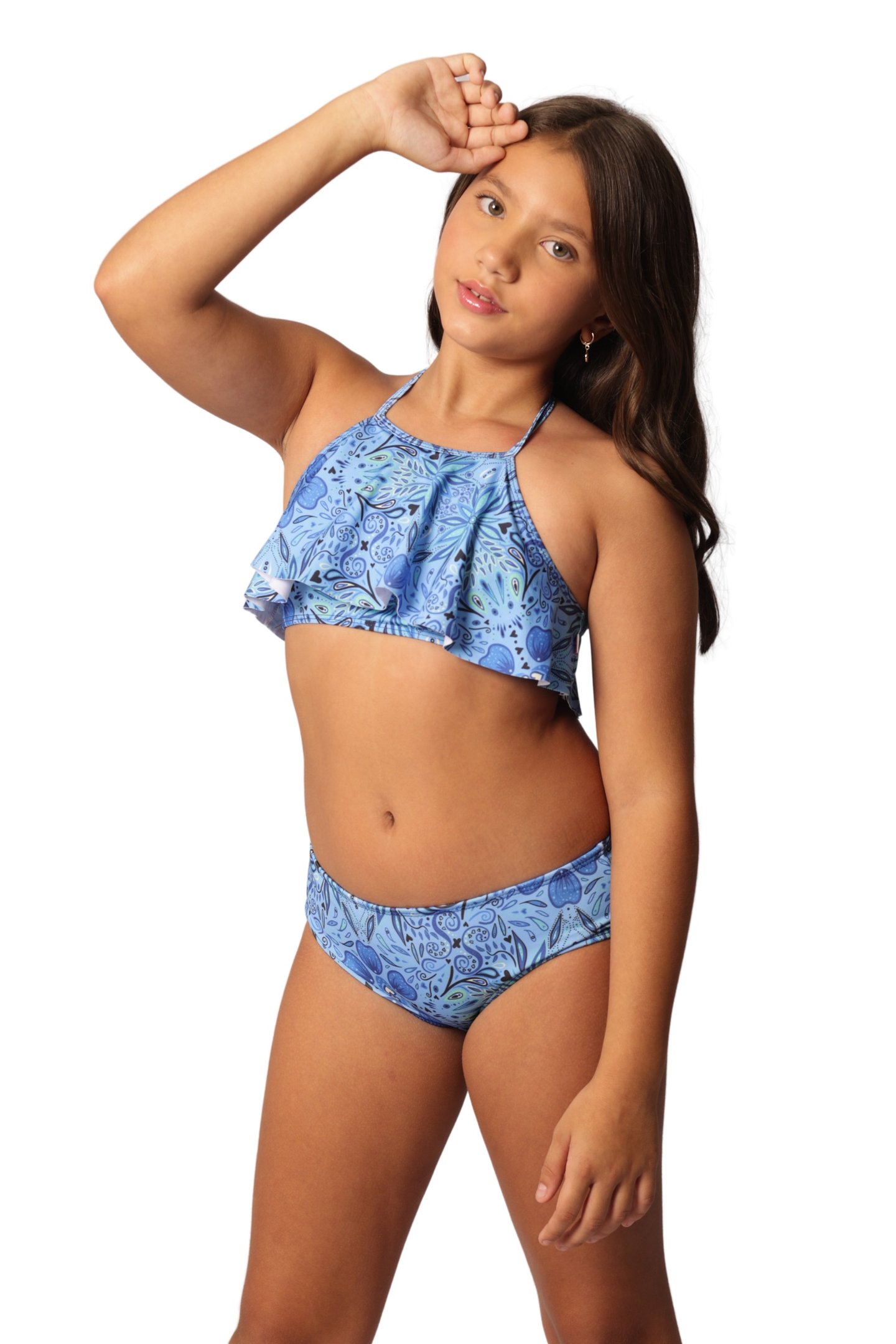 Biquíni Infanto Juvenil Top com Babado - Ceci e Solenza