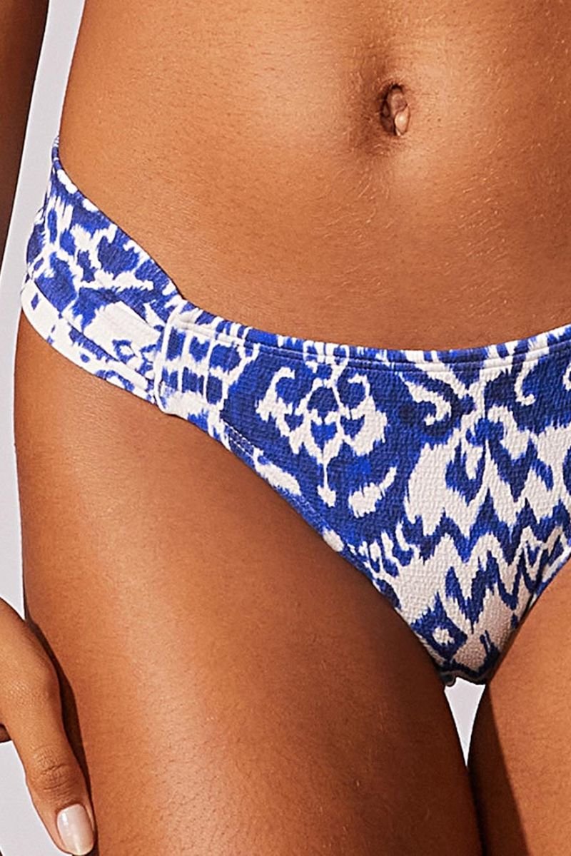 Biquíni Meia Taça + Tanga Lateral Larga Ocean - Cia Marítima