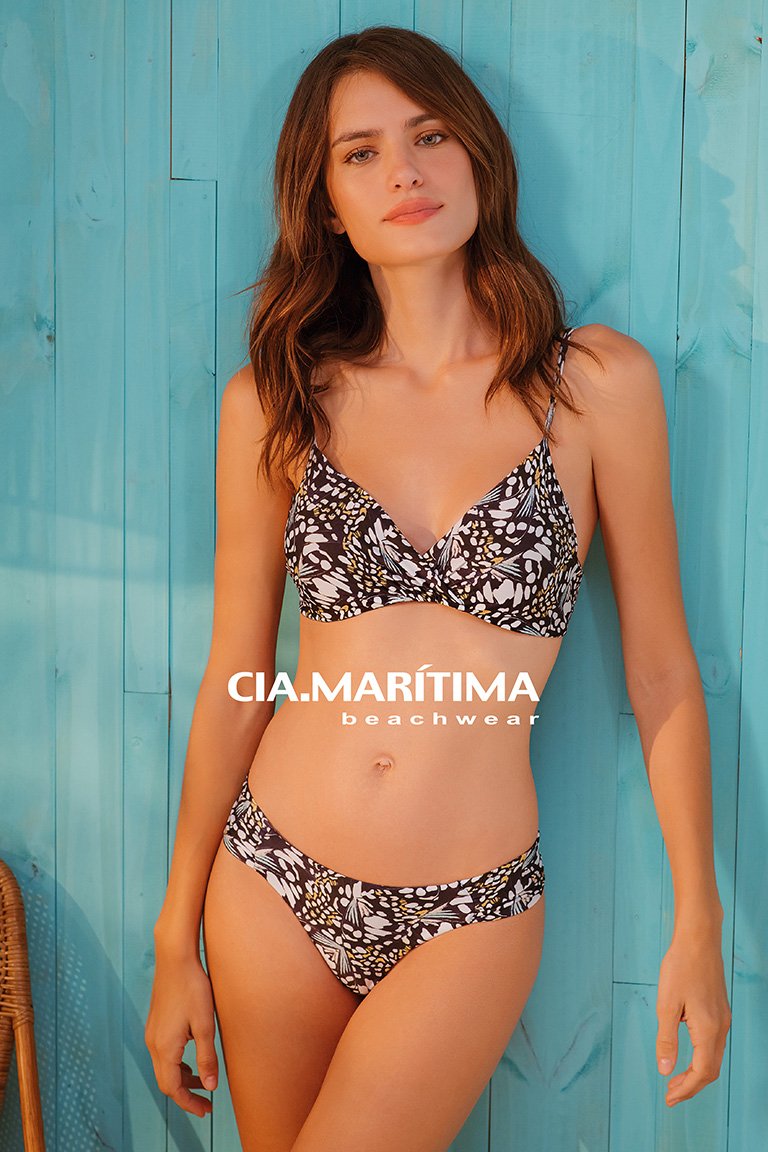 Biquíni Meia Taça falso Cozumel - Cia Marítima