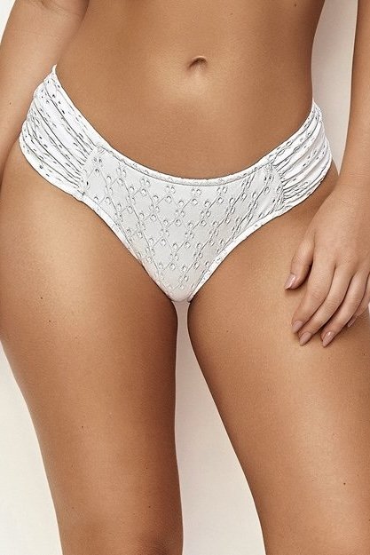 Biquíni Top de Meia Taça Borboleta Branco Natural - Belles