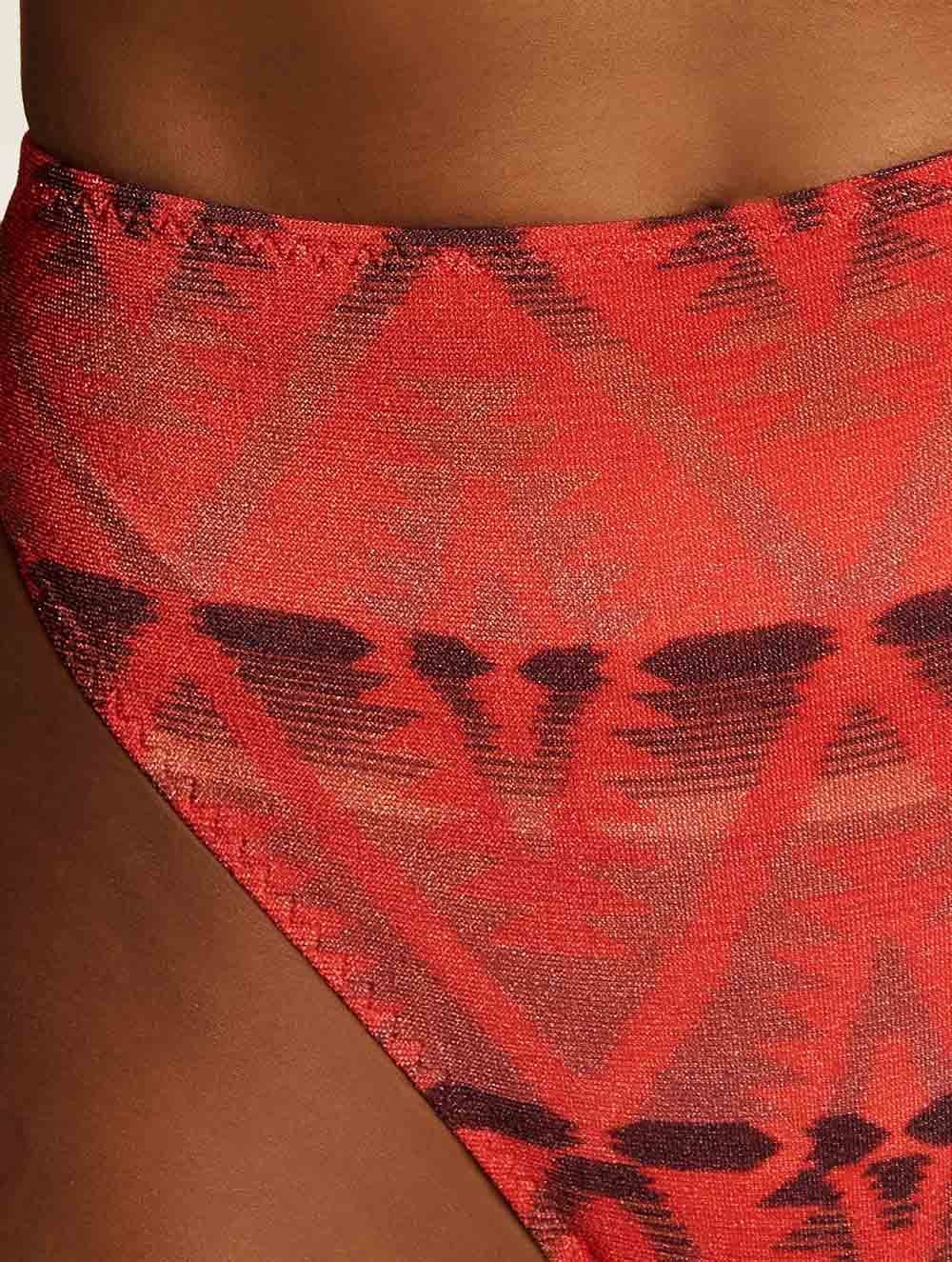 Biquíni Top Frente Única + Hot Pants Navajo - Cia Marítima