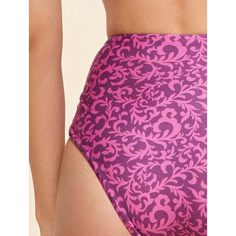Biquíni Top Meia Taça + Hot Pants Estampada Lovina - Cia Marítima