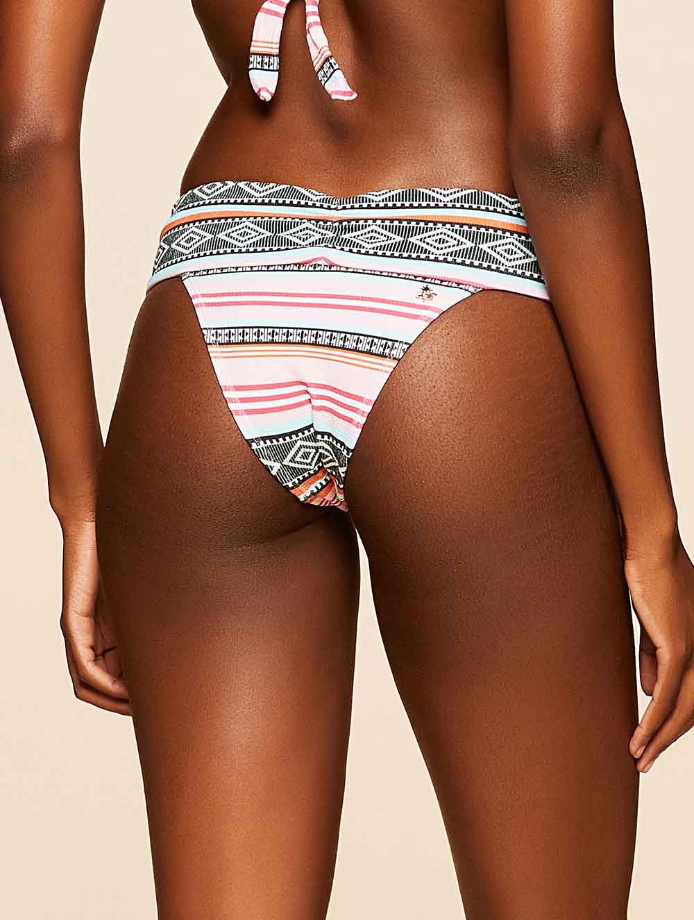 Biquíni Top Meia Taça + Tanga Faixa Estampada Encanto - Cia Marítima