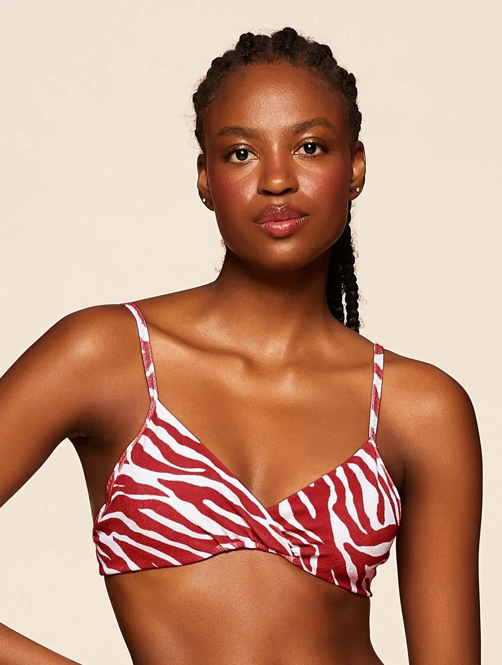 Biquíni Top Meia Taça + Tanga Faixa Soleado - Cia Marítima