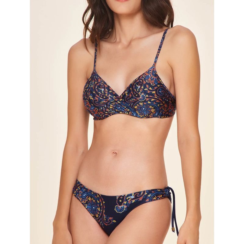 Biquíni Top Meia Taça + Tanga Lateral Média Kayoa - Cia Marítima