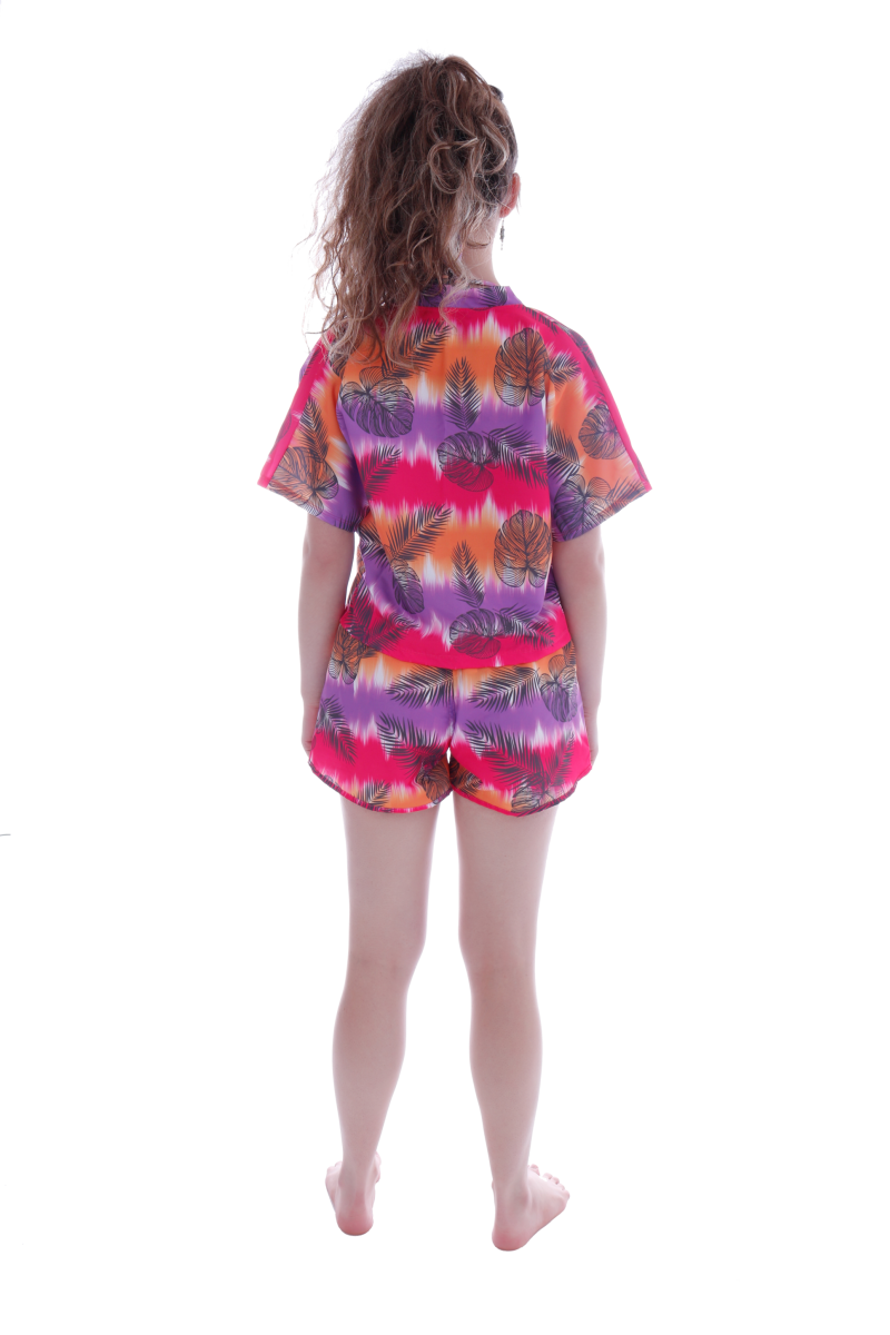 Blusa Kimono de Tactel Teen - Ceci