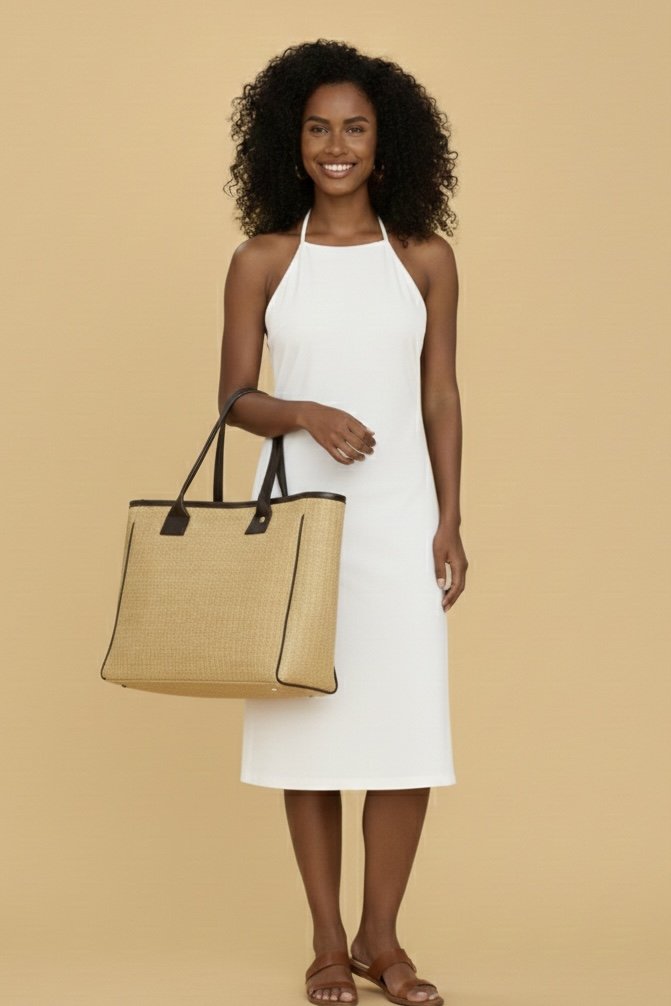 Bolsa Palha Croco Lux - Aquária