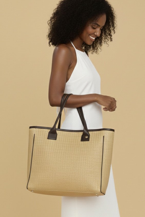 Bolsa Palha Croco Lux - Aquária