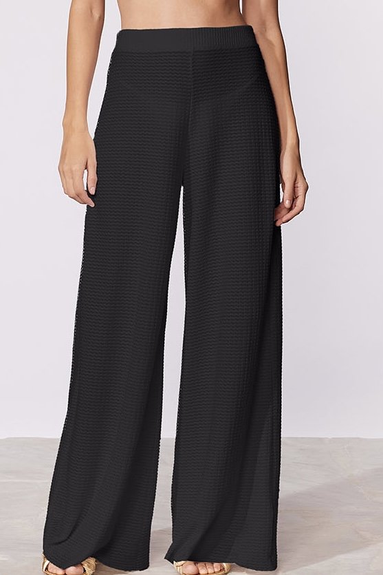 Calça Pantalona Salis - Cia Marítima - Preto