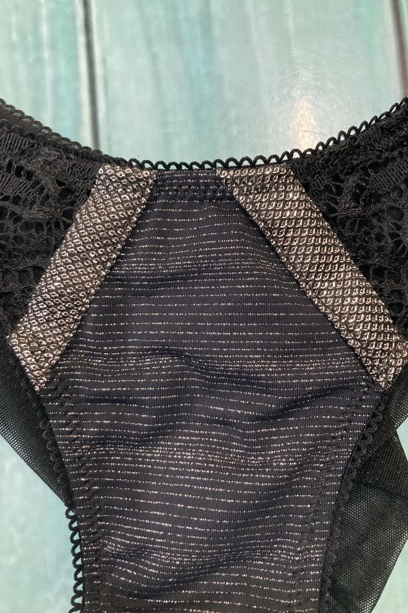 Calcinha Fio Tanga Lurex - Belles