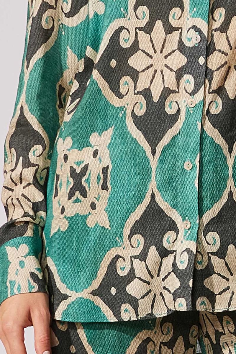 Camisa Estampada Nice - Cia Marítima