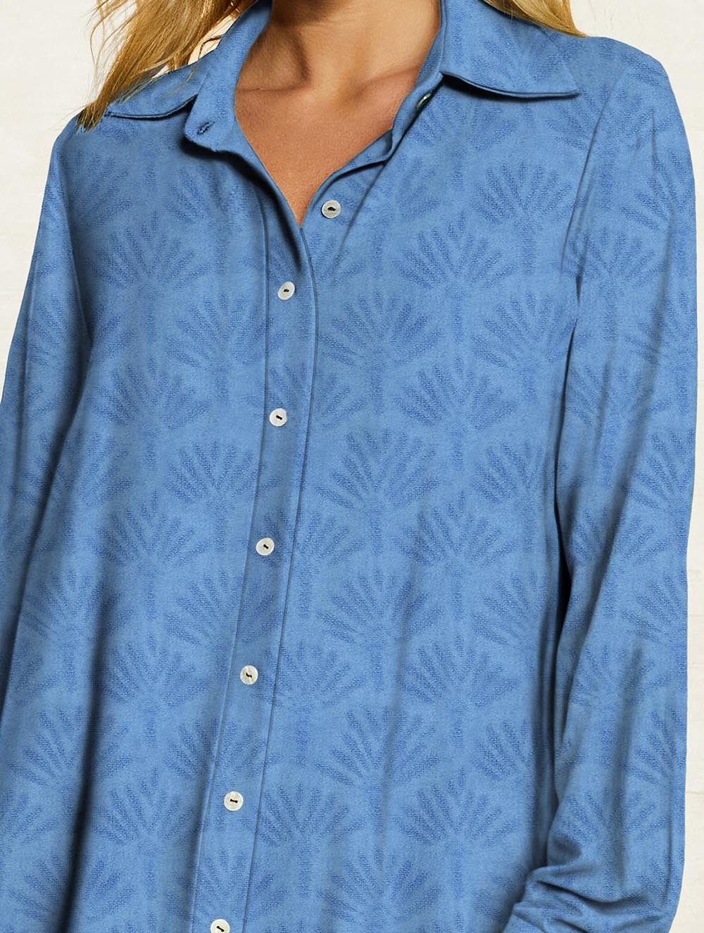 Camisa Lisa Palm - Cia Marítima