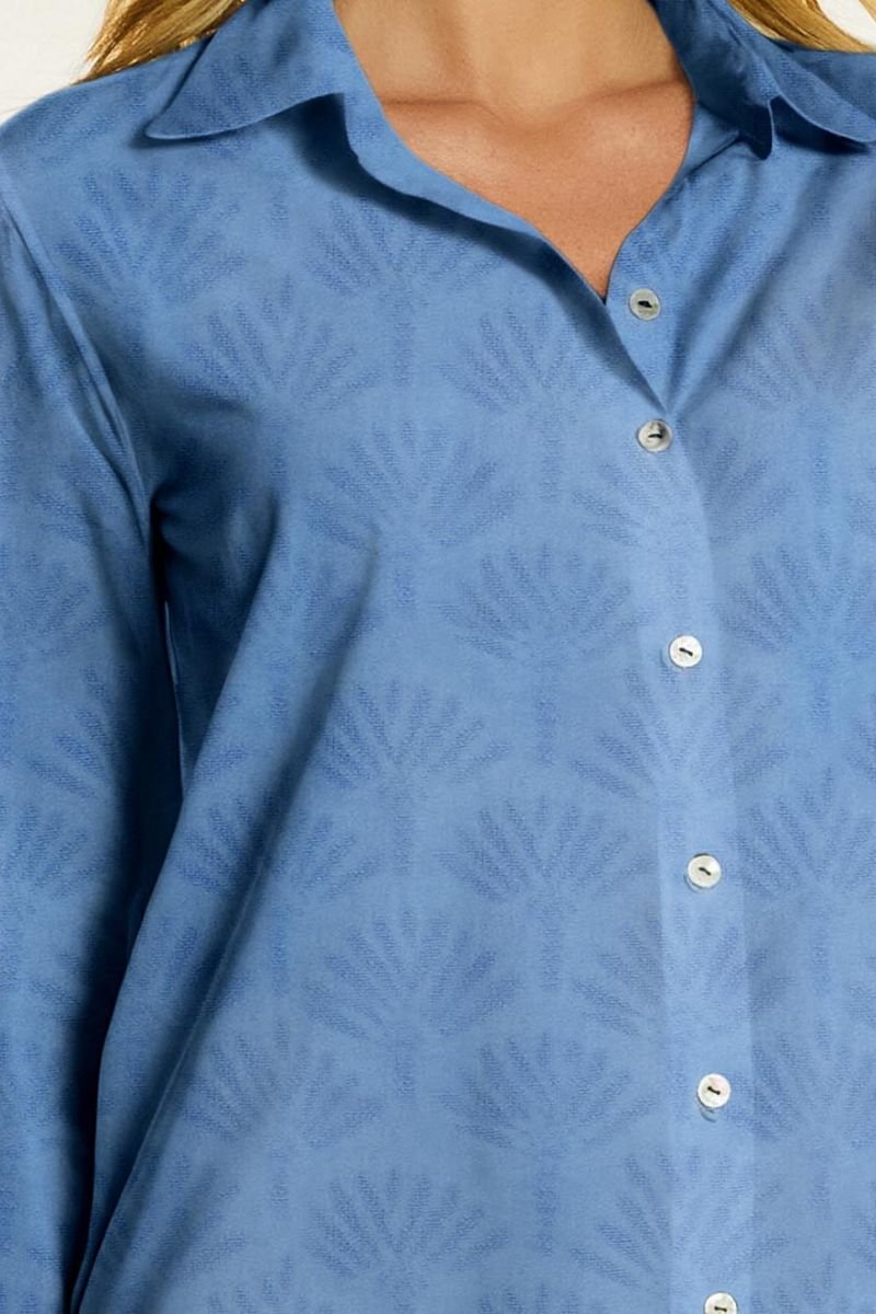 Camisa Lisa Palm - Cia Marítima