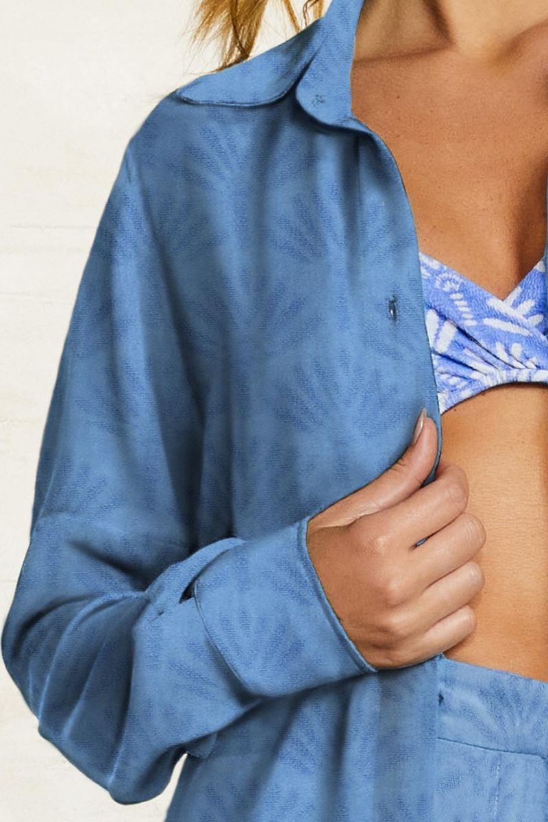 Camisa Lisa Palm - Cia Marítima