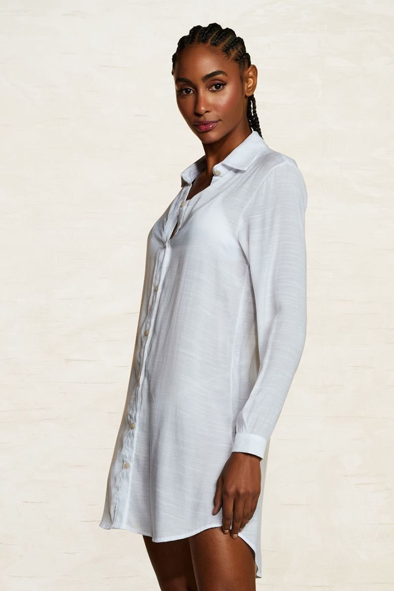 Camisa Lisos Shantung Manga Longa - Cia Marítima
