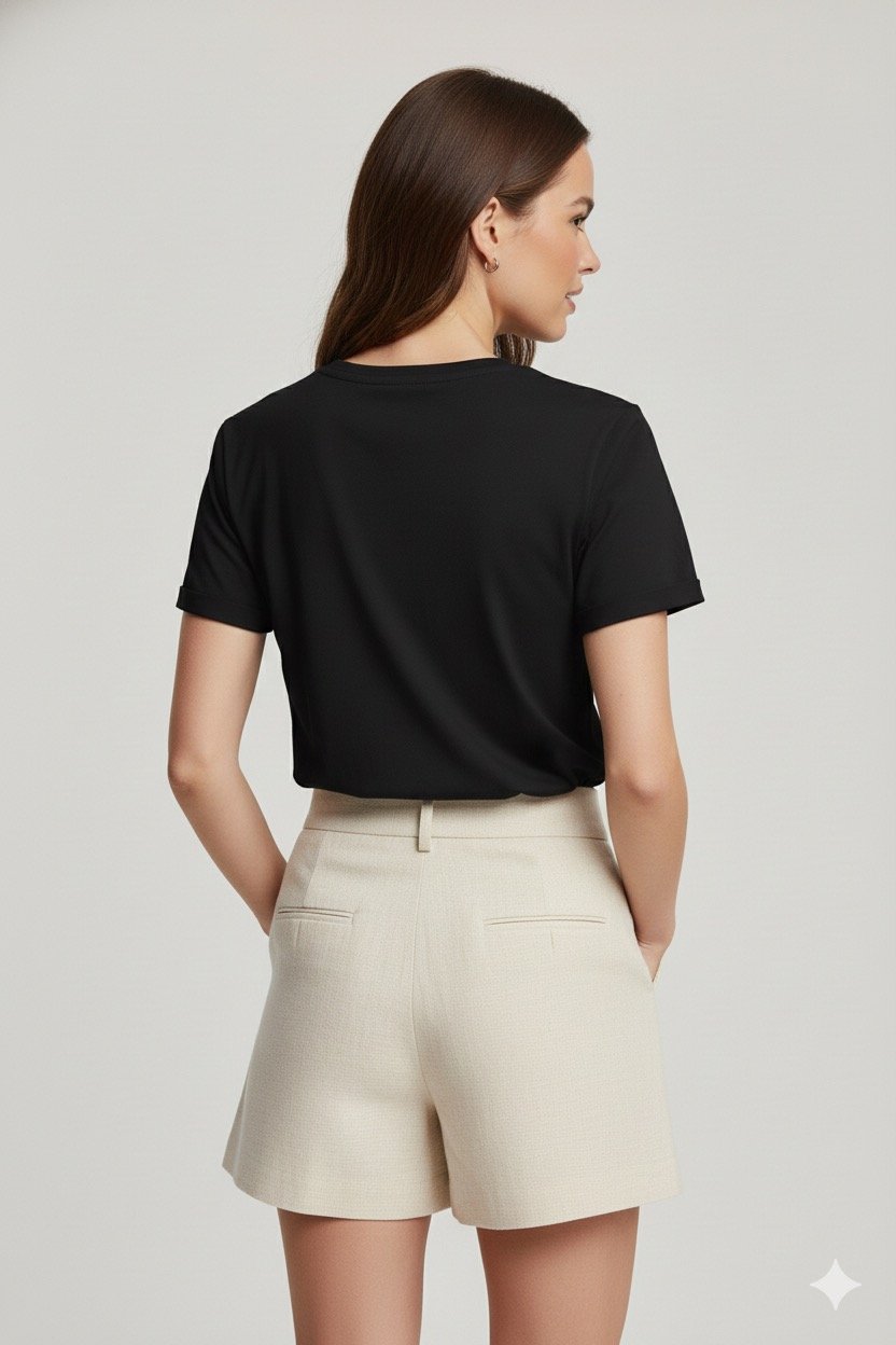 Camiseta Algodão - Belles