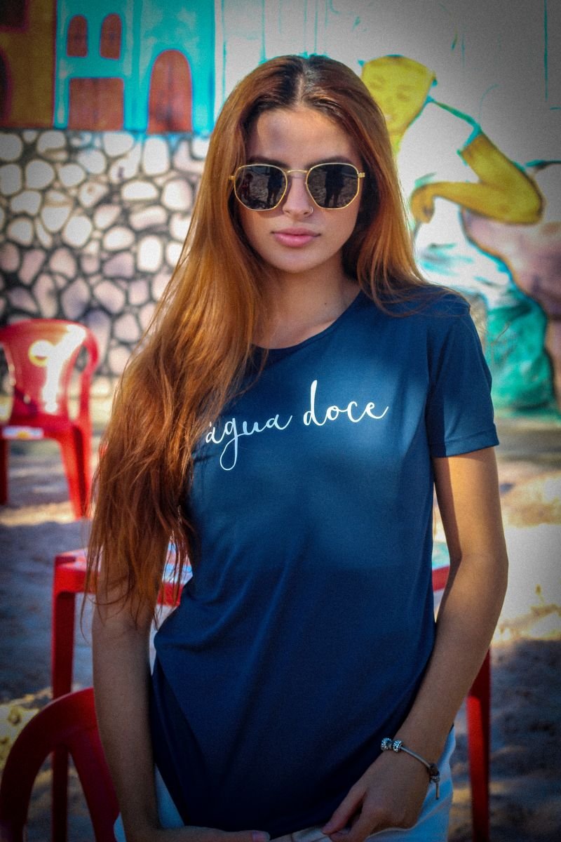 Camiseta Coleção Lisos - Água Doce - Azul_Escuro_Marinho