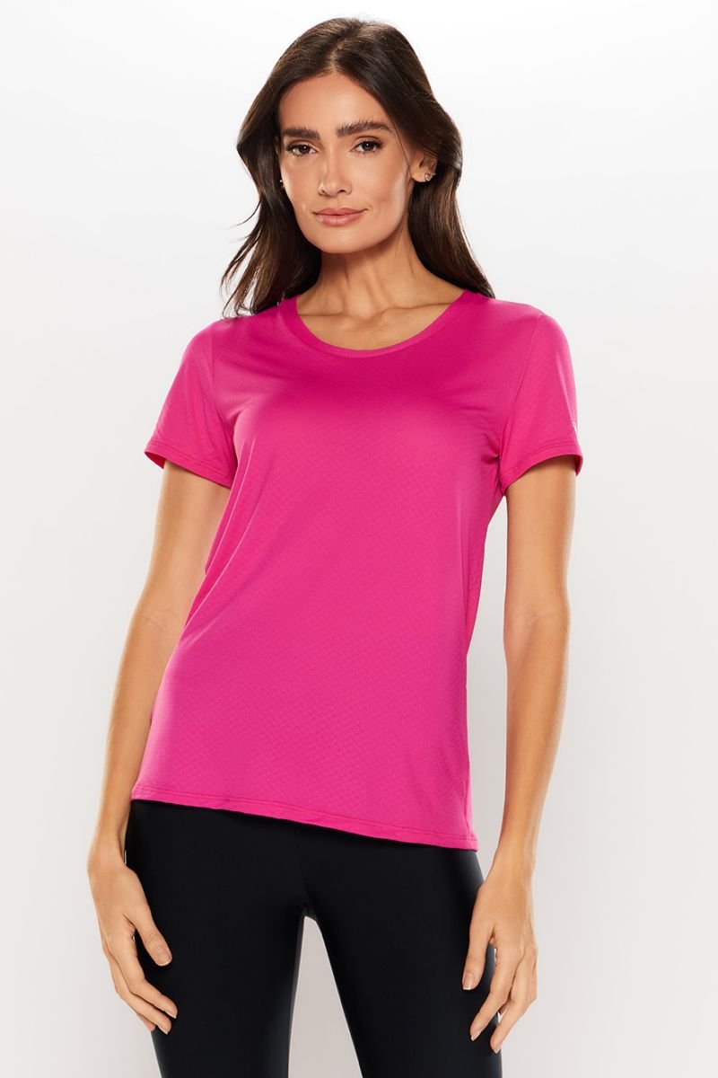 Camiseta Manga Curta Lisa Essentials - Body For Sure - Rosê_Malva