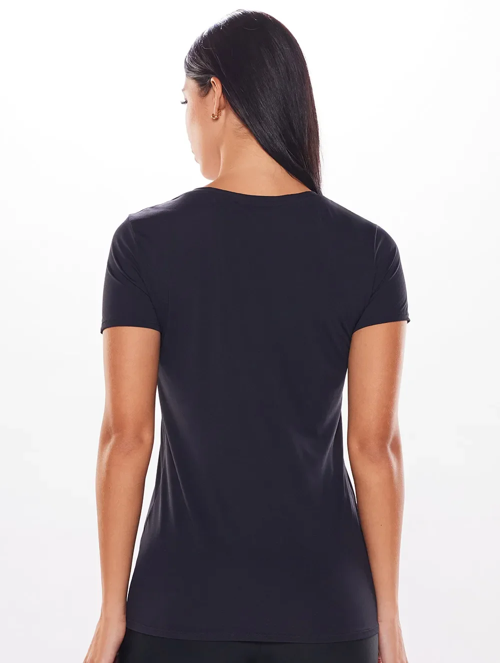 Camiseta Manga Curta Logo Essentials Lisa Permanente - Body For Sure