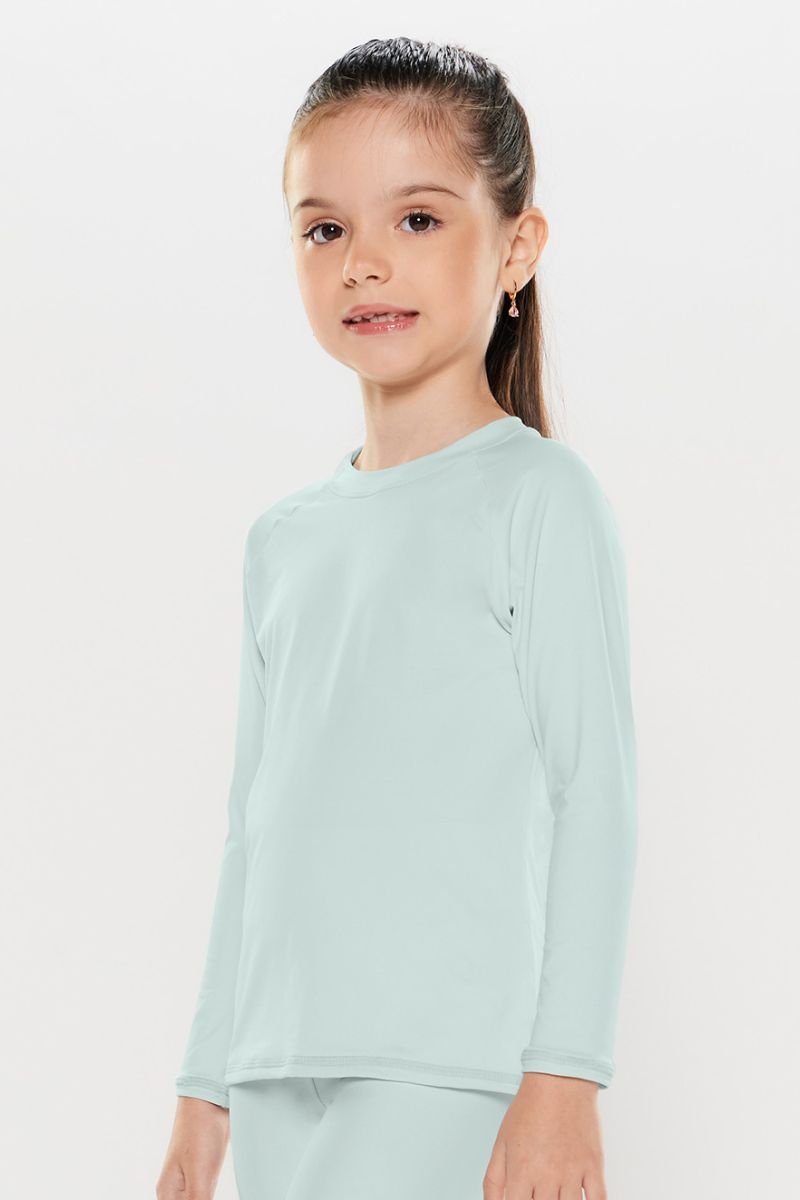 Camiseta Manga Longa Lisa U.V Kids - Body For Sure
