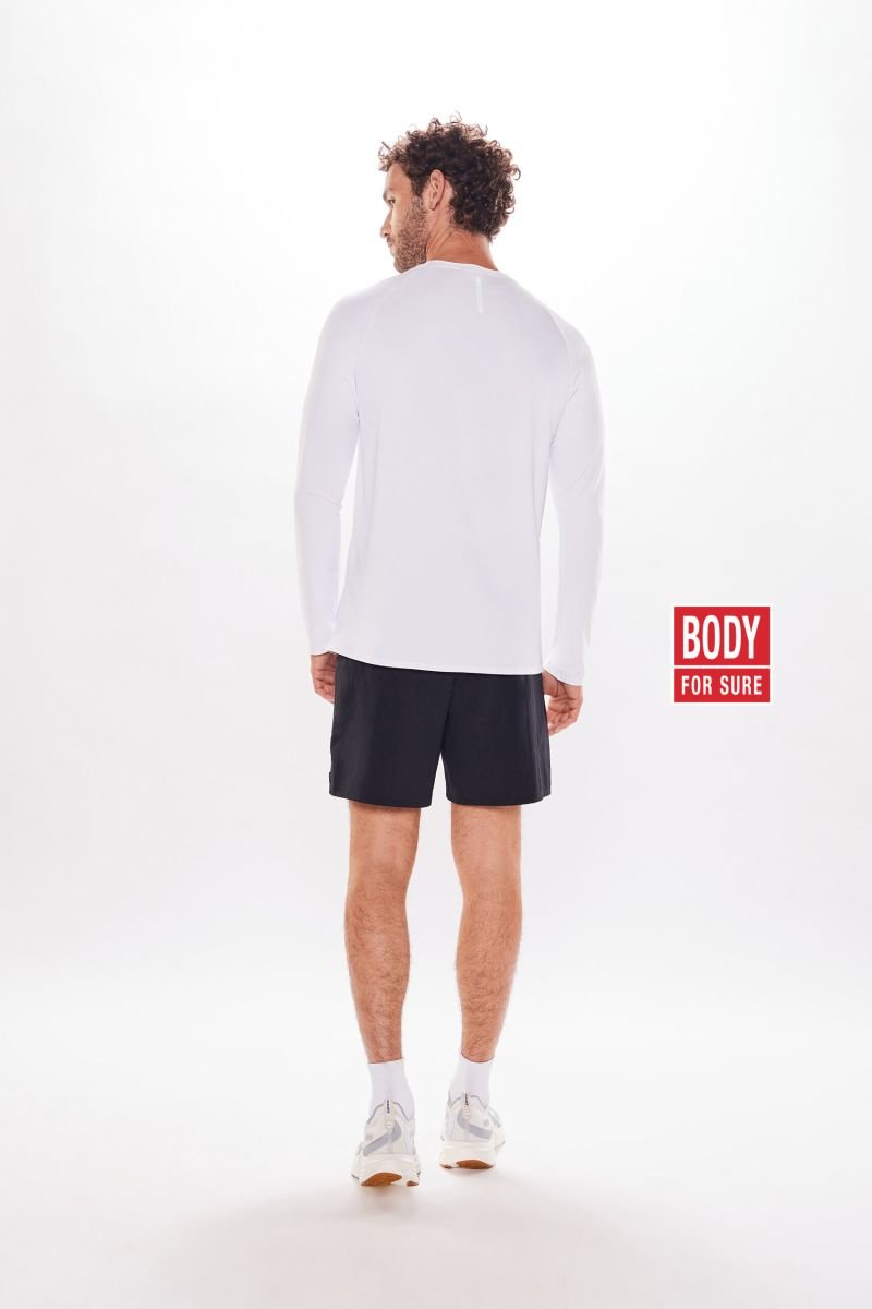 Camiseta Manga Longa Lisa U.V Masculino - Body For Sure
