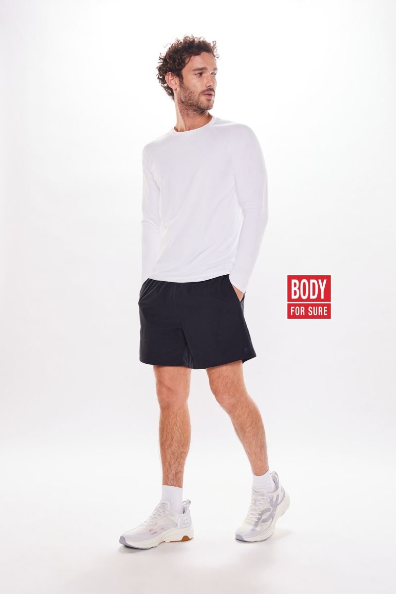 Camiseta Manga Longa Lisa U.V Masculino - Body For Sure