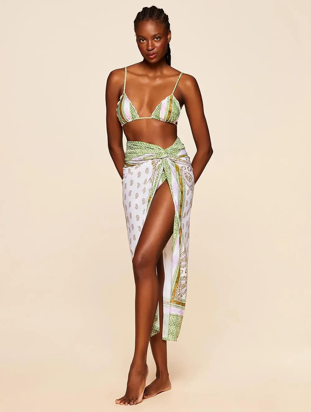 Canga Estampada Sólis - Cia Marítima - Verde_Estampado