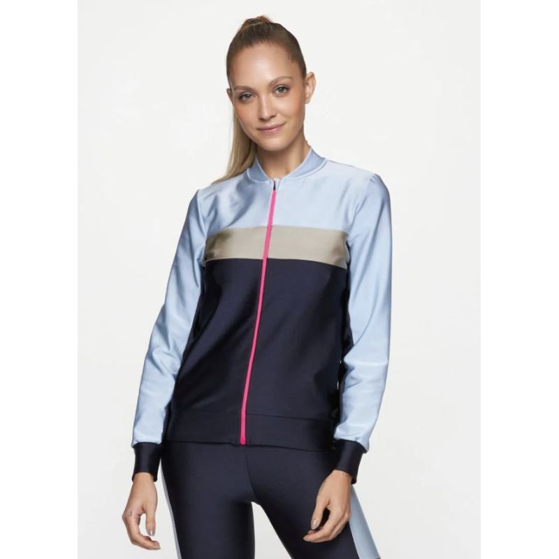 Casaco Com Recortes Restart - Body For Sure - Azul_Marinho_(New_Blue)