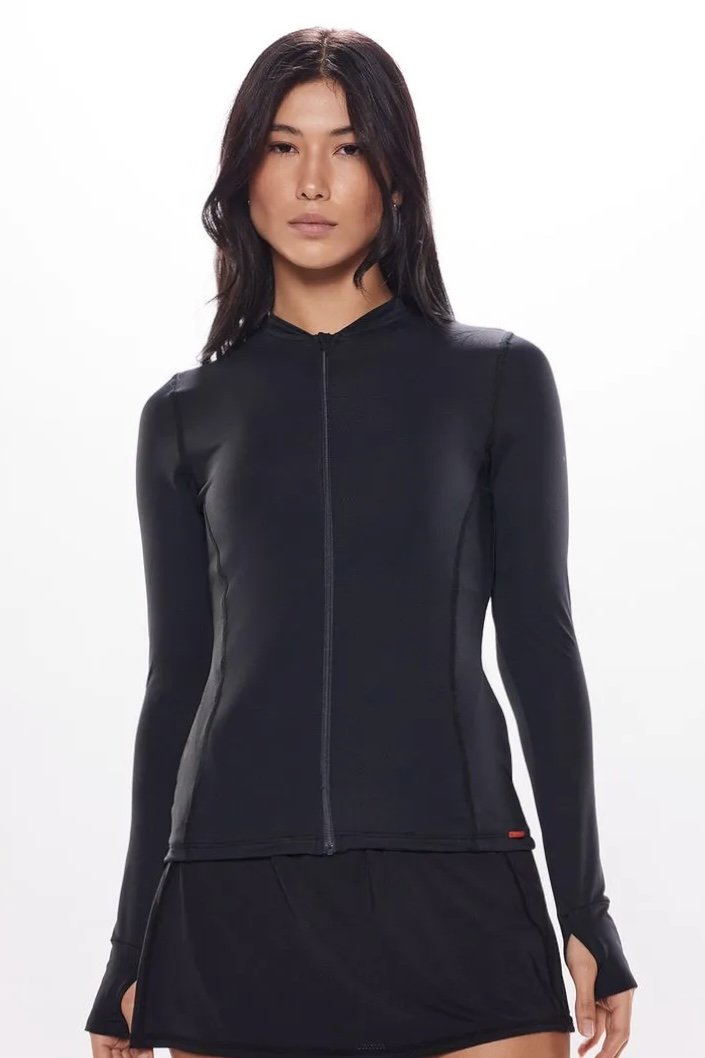 Casaco Liso Move - Body For Sure - Preto