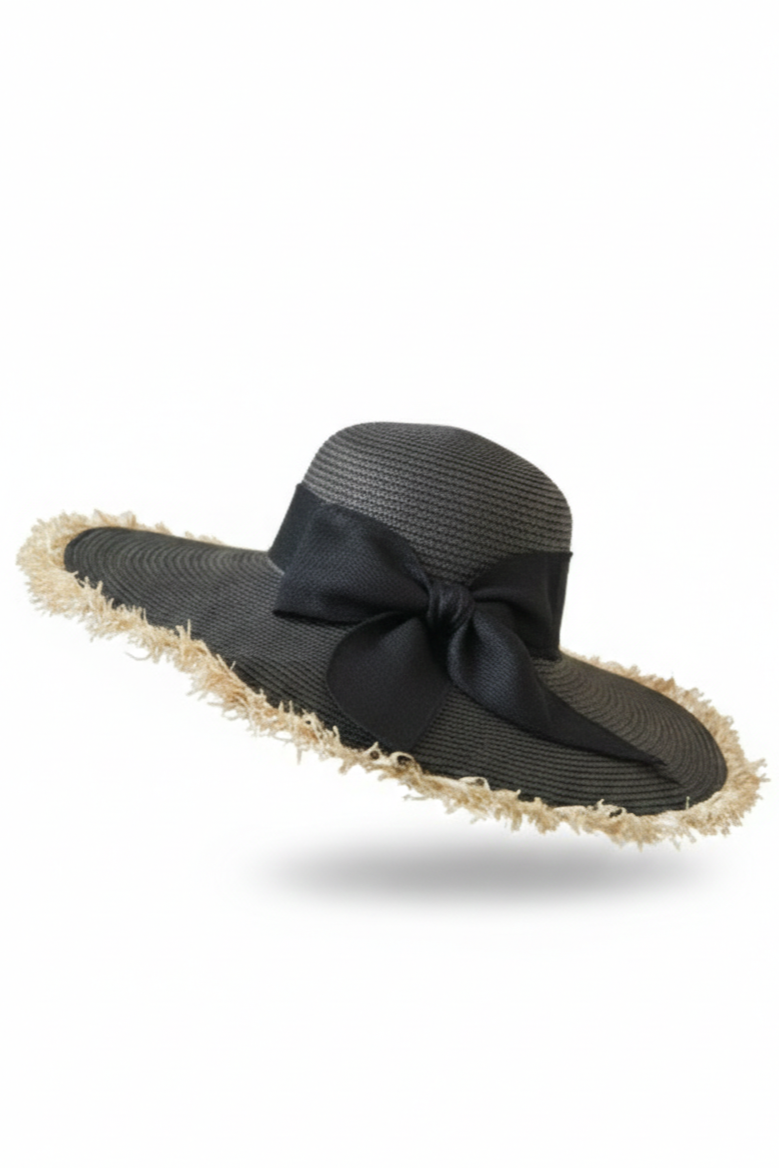 Chapéu de Praia Laço com Detalhes em Palhas - SB