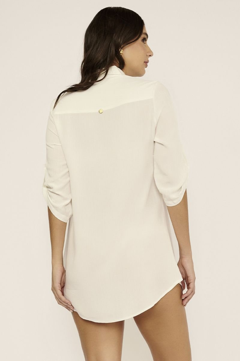 Chemise Curta Alba - Belles