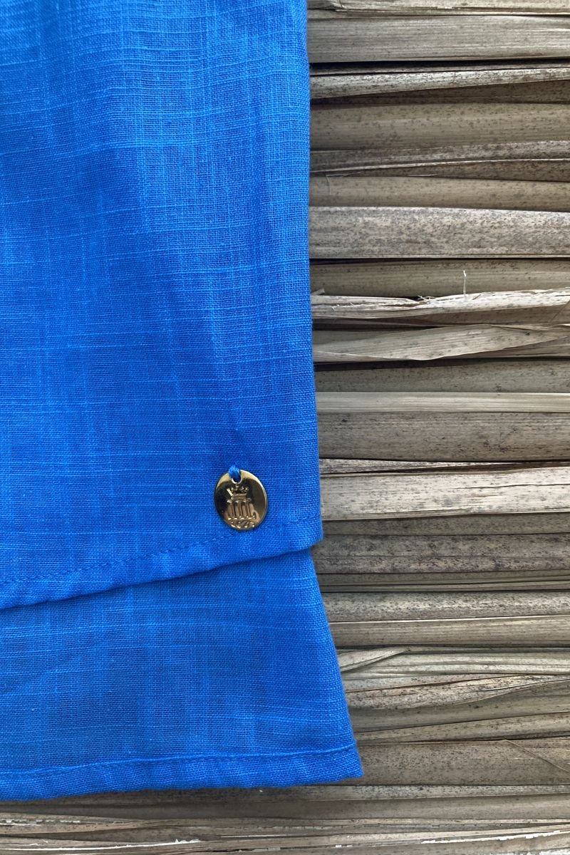 Chemise Curta Azul Aurabela - Belles