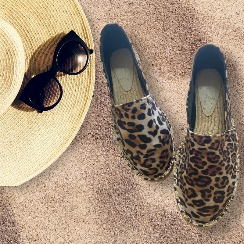 Chinelo Alpargata - Cia Marítima - Marrom_Estampado_(Onça)