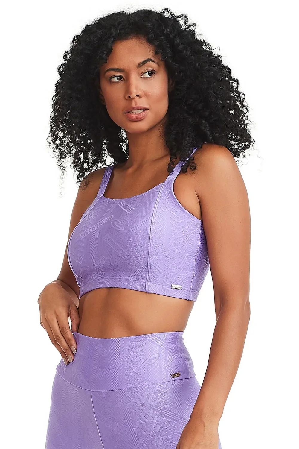 Conjunto Fitness Top Cropped e Bermuda Cajulover - Caju Brasil
